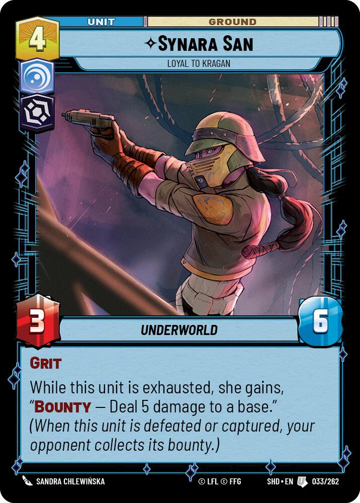 {SW-C} Synara San - Loyal to Kragan (033/262) [Shadows of the Galaxy]