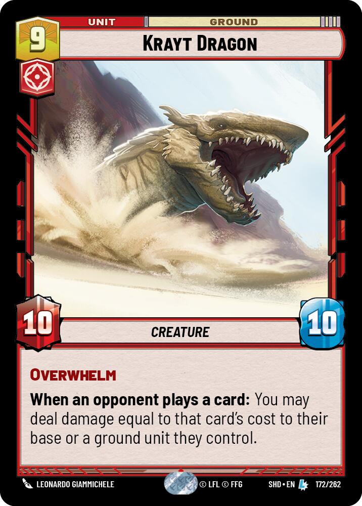 {SW-R} Krayt Dragon (172/262) [Shadows of the Galaxy]