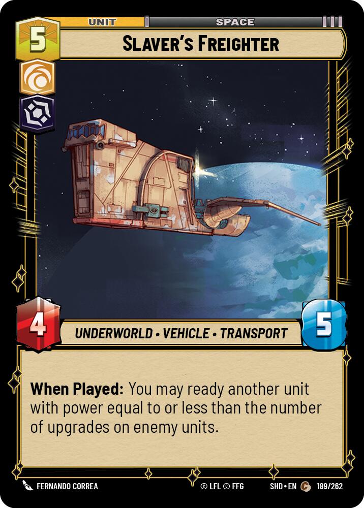 {SW-C} Slaver's Freighter (189/262) [Shadows of the Galaxy]