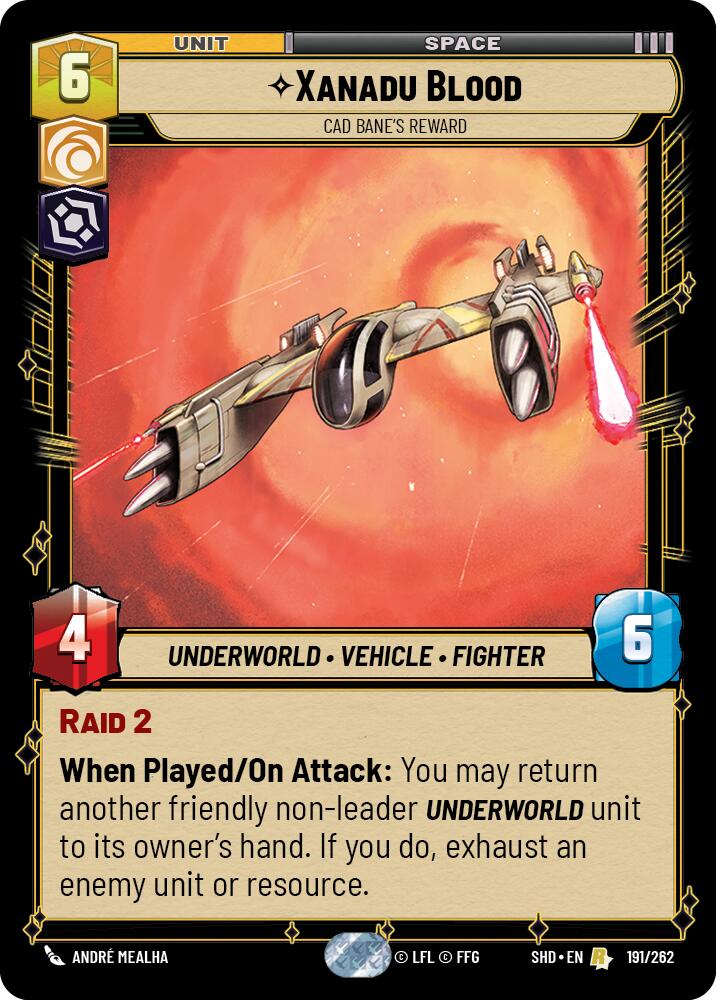 {SW-R} Xanadu Blood - Cad Bane's Reward (191/262) [Shadows of the Galaxy]