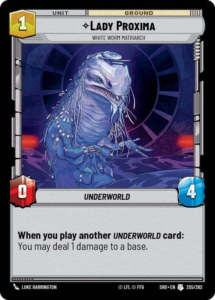 {SW-C} Lady Proxima - White Worm Matriarch (255/262) [Shadows of the Galaxy]