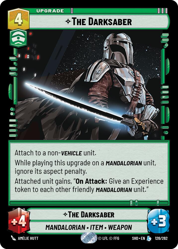 {SW-R} The Darksaber (126/262) [Shadows of the Galaxy]