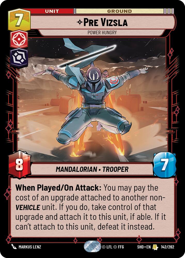 {SW-R} Pre Vizsla - Power Hungry (142/262) [Shadows of the Galaxy]