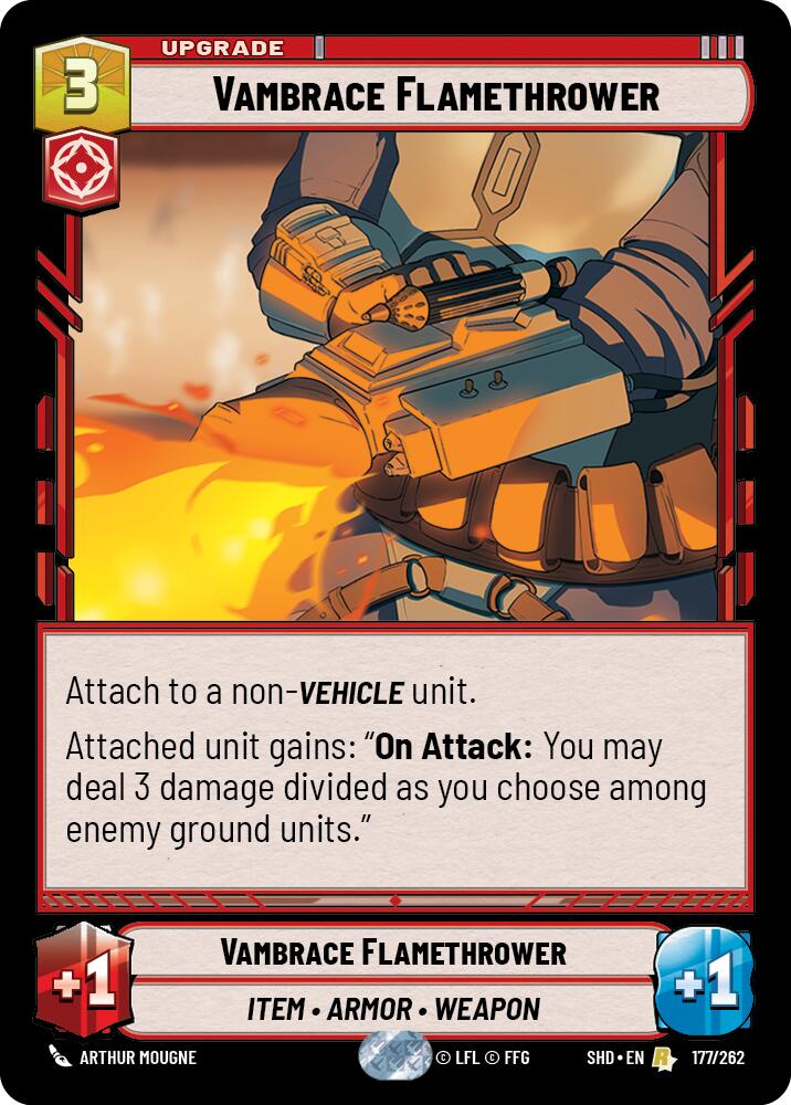 {SW-R} Vambrace Flamethrower (177/262) [Shadows of the Galaxy]