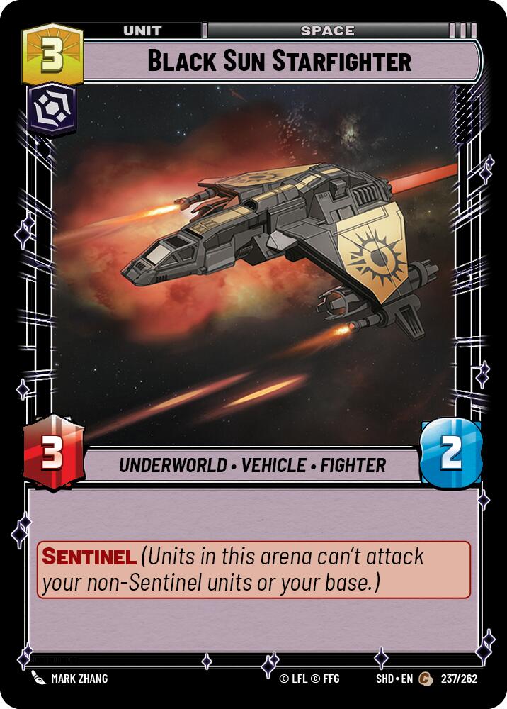 {SW-C} Black Sun Starfighter (237/262) [Shadows of the Galaxy]