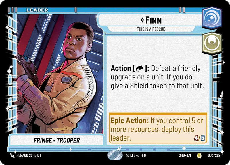 {SW-L} Finn - This is a Rescue (003/262) [Shadows of the Galaxy]