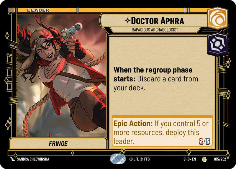 {SW-L} Doctor Aphra - Rapacious Archaeologist (015/262) [Shadows of the Galaxy]