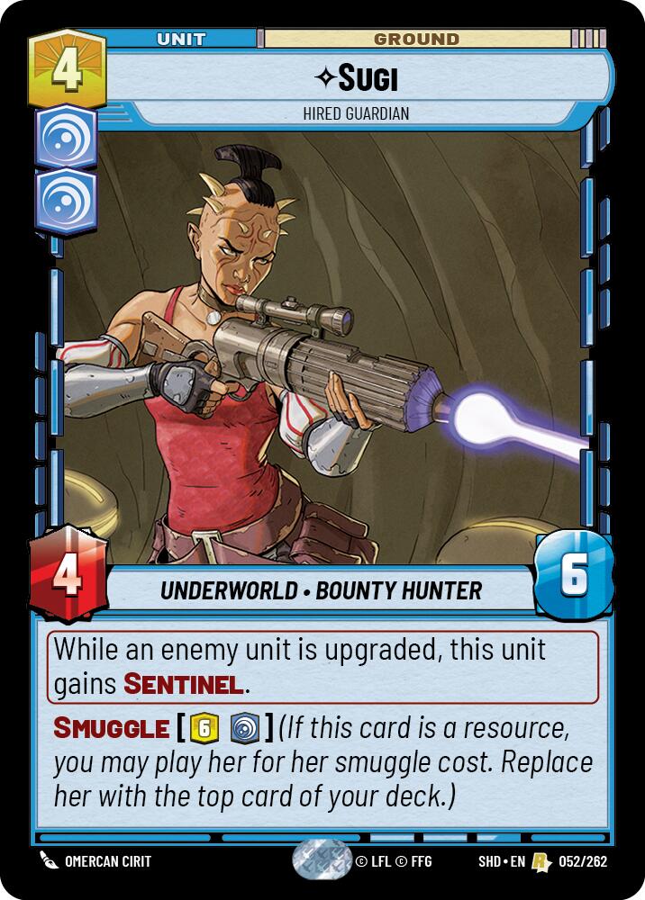 {SW-R} Sugi - Hired Guardian (052/262) [Shadows of the Galaxy]