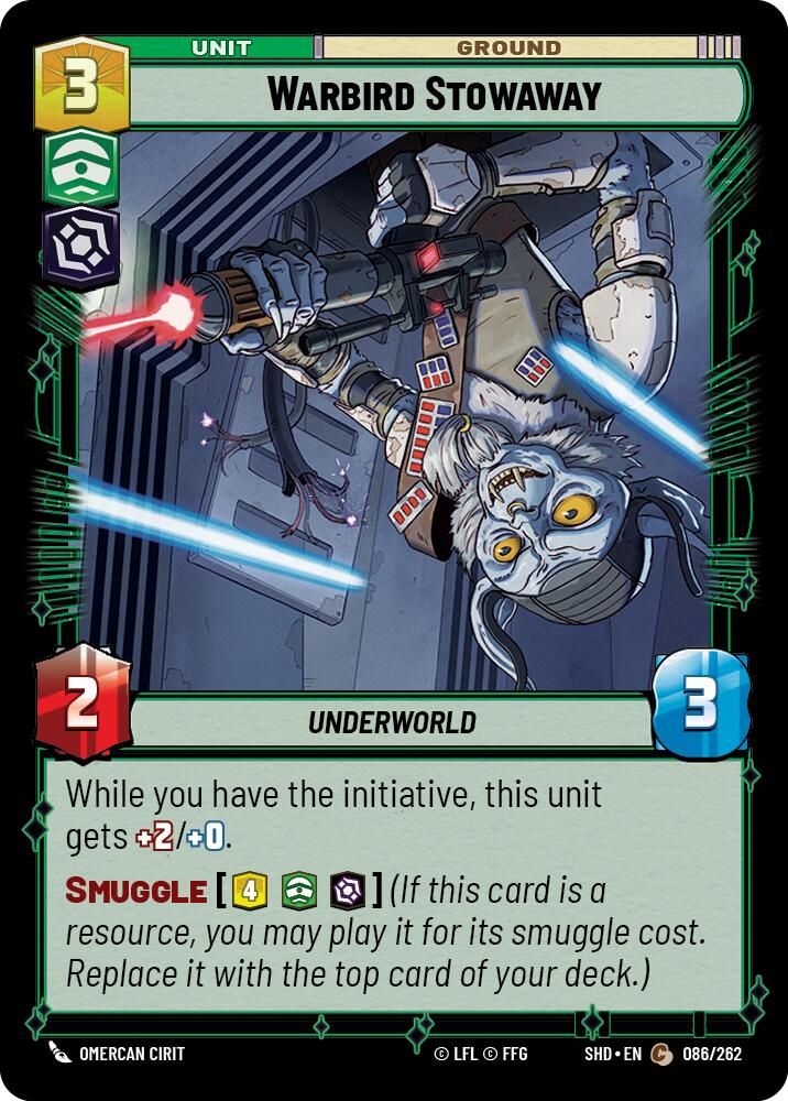 {SW-C} Warbird Stowaway (086/262) [Shadows of the Galaxy]