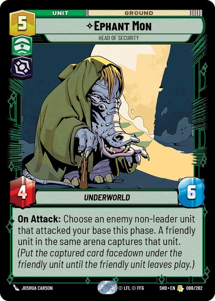 {SW-R} Ephant Mon - Head of Security (088/262) [Shadows of the Galaxy]