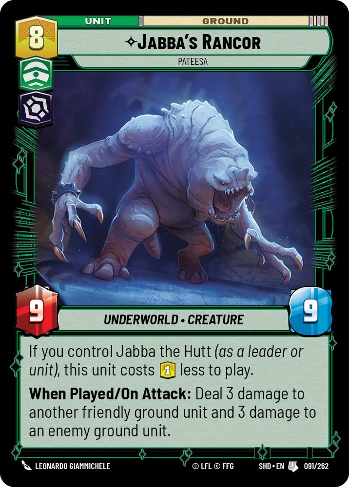 {SW-C} Jabba's Rancor - Pateesa (091/262) [Shadows of the Galaxy]