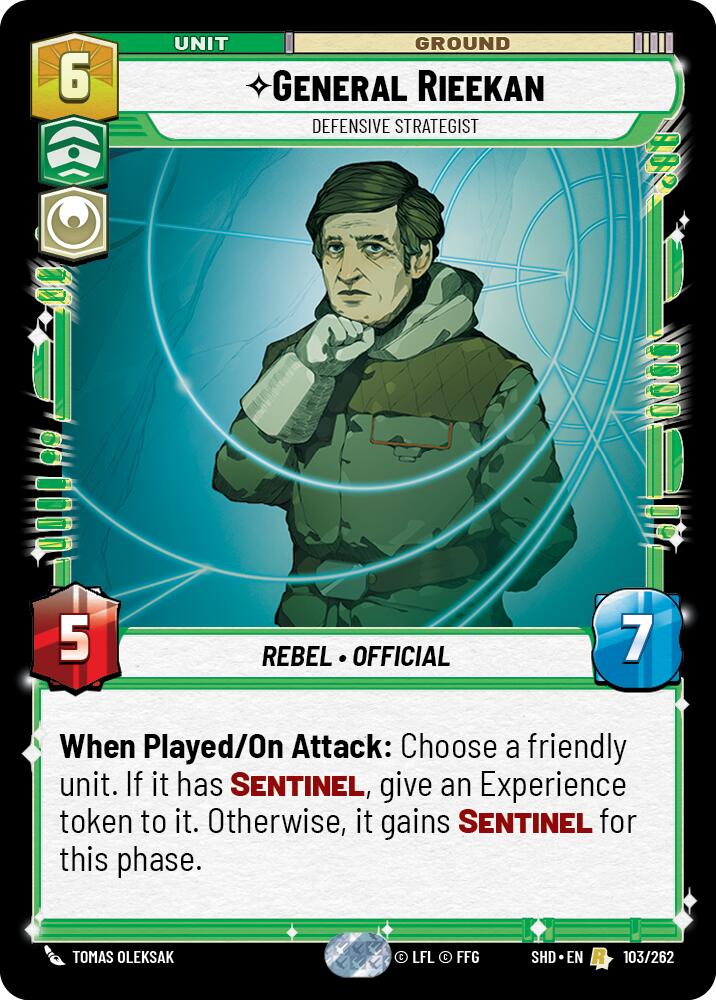 {SW-R} General Rieekan - Defensive Strategist (103/262) [Shadows of the Galaxy]