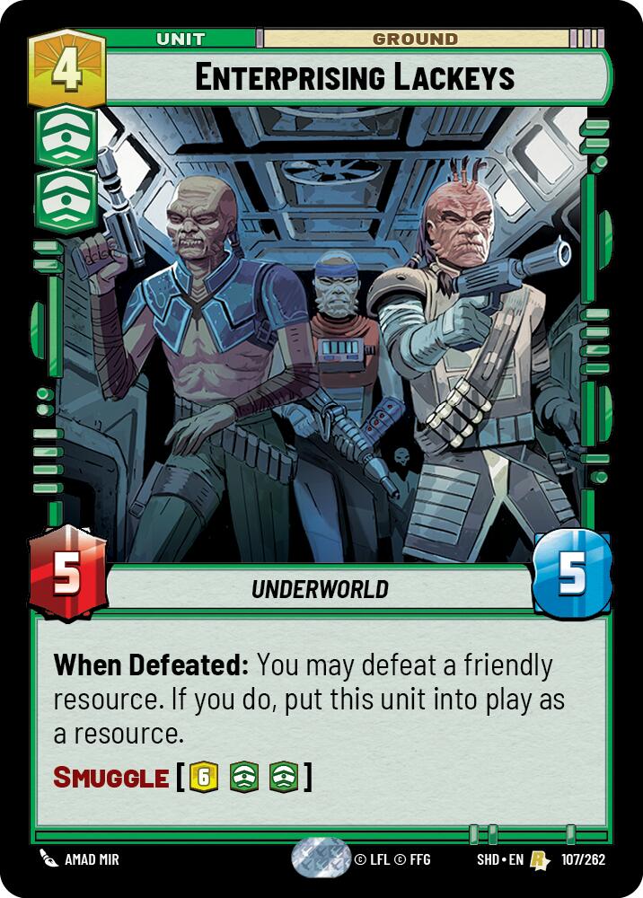 {SW-R} Enterprising Lackeys (107/262) [Shadows of the Galaxy]