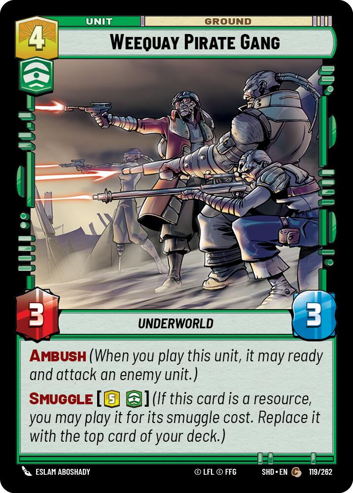 {SW-C} Weequay Pirate Gang (119/262) [Shadows of the Galaxy]