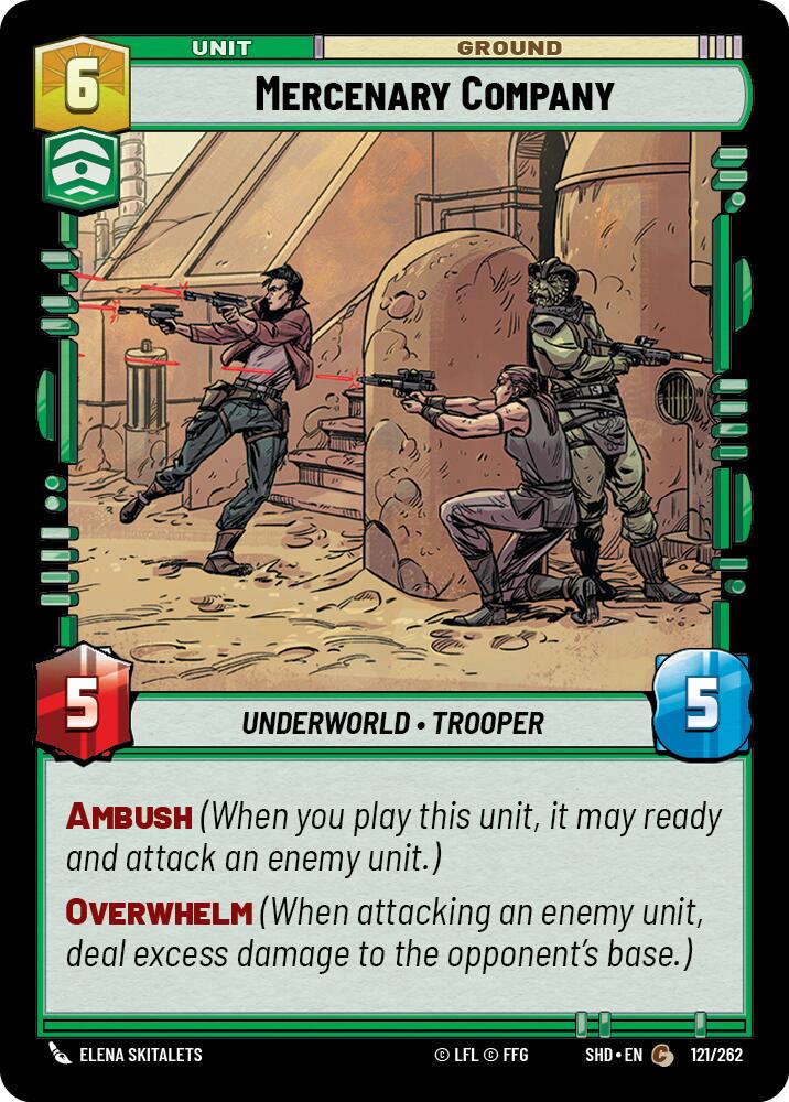 {SW-C} Mercenary Company (121/262) [Shadows of the Galaxy]