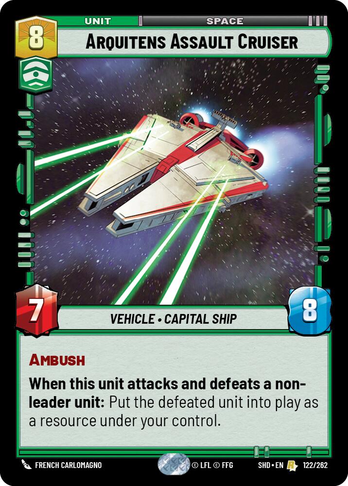 {SW-R} Arquitens Assault Cruiser (122/262) [Shadows of the Galaxy]