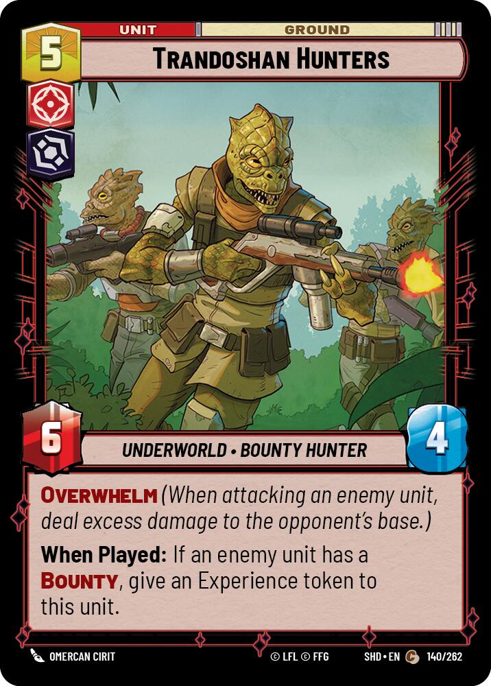 {SW-C} Trandoshan Hunters (140/262) [Shadows of the Galaxy]