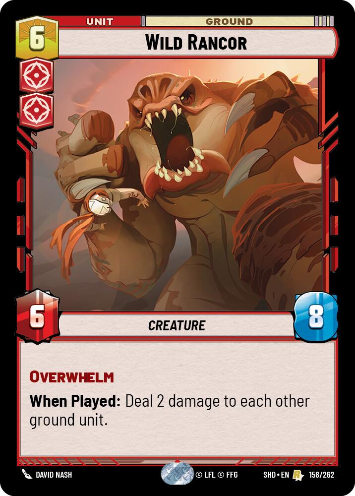 {SW-R} Wild Rancor (158/262) [Shadows of the Galaxy]