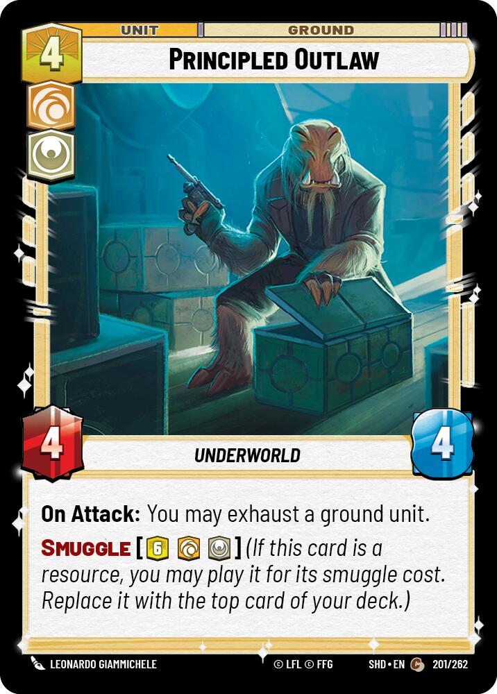 {SW-C} Principled Outlaw (201/262) [Shadows of the Galaxy]