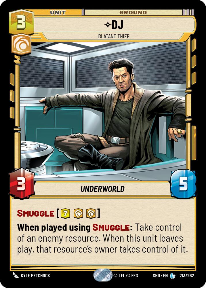 {SW-R} DJ - Blatant Thief (213/262) [Shadows of the Galaxy]