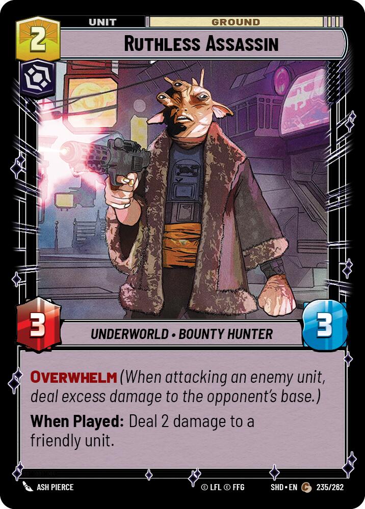 {SW-C} Ruthless Assassin (235/262) [Shadows of the Galaxy]