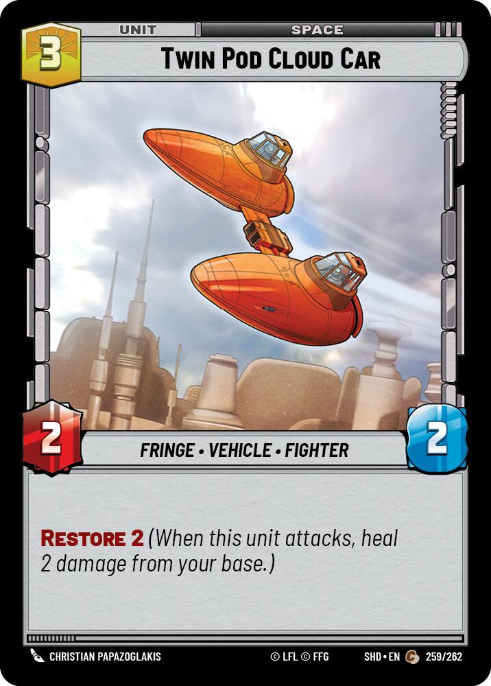 {SW-C} Twin Pod Cloud Car (259/262) [Shadows of the Galaxy]