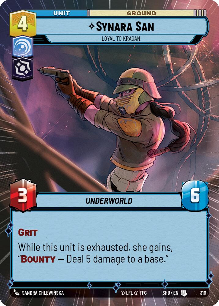 {SW-C} Synara San - Loyal to Kragan (Hyperspace) (310) [Shadows of the Galaxy]