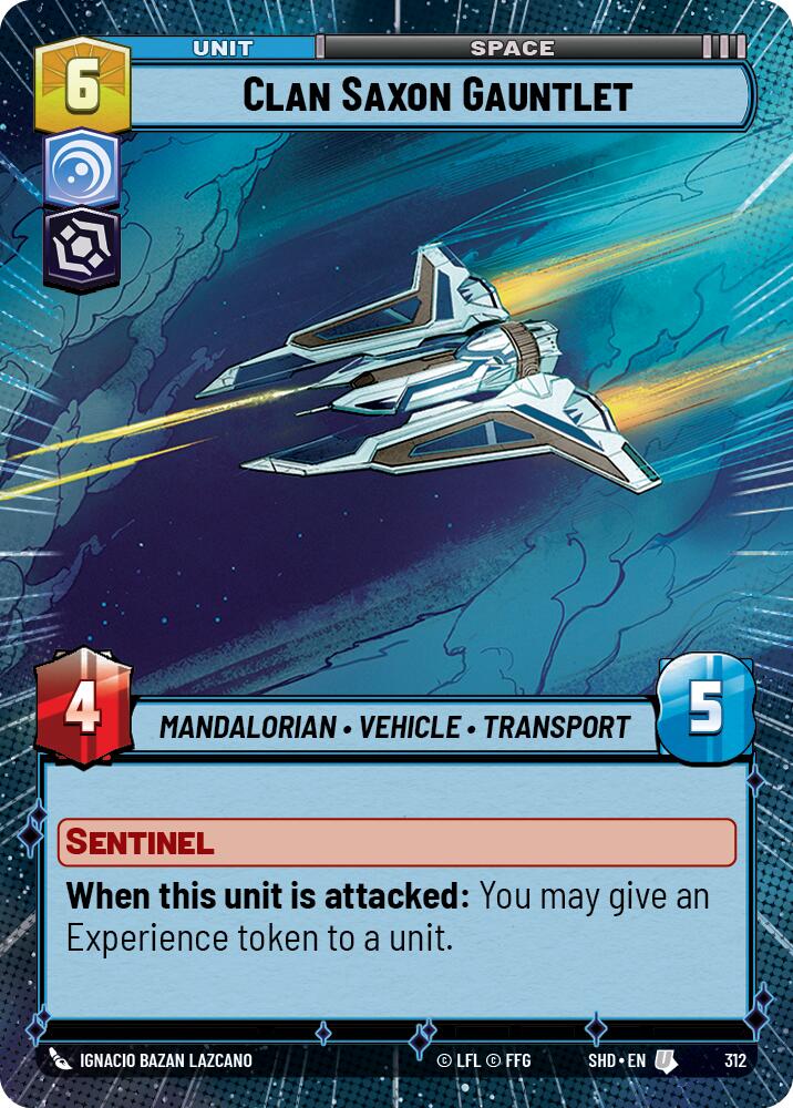 {SW-C} Clan Saxon Gauntlet (Hyperspace) (312) [Shadows of the Galaxy]