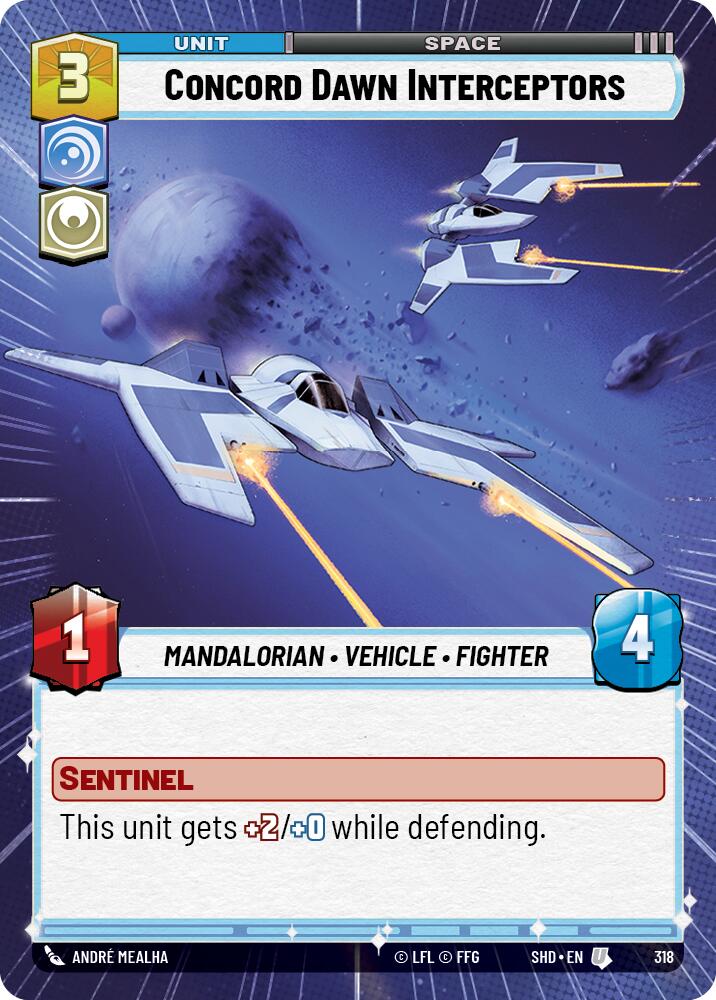 {SW-C} Concord Dawn Interceptors (Hyperspace) (318) [Shadows of the Galaxy]