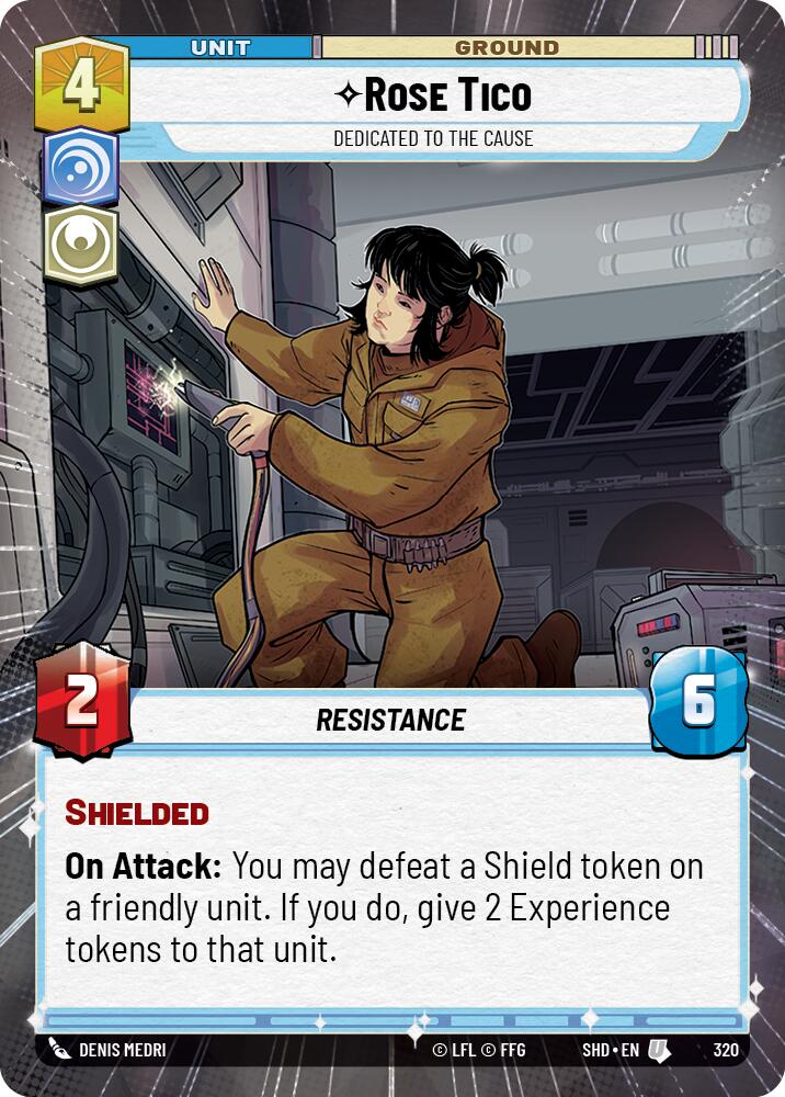 {SW-C} Rose Tico - Dedicated to the Cause (Hyperspace) (320) [Shadows of the Galaxy]