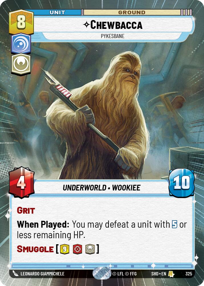 {SW-R} Chewbacca - Pykesbane (Hyperspace) (325) [Shadows of the Galaxy]