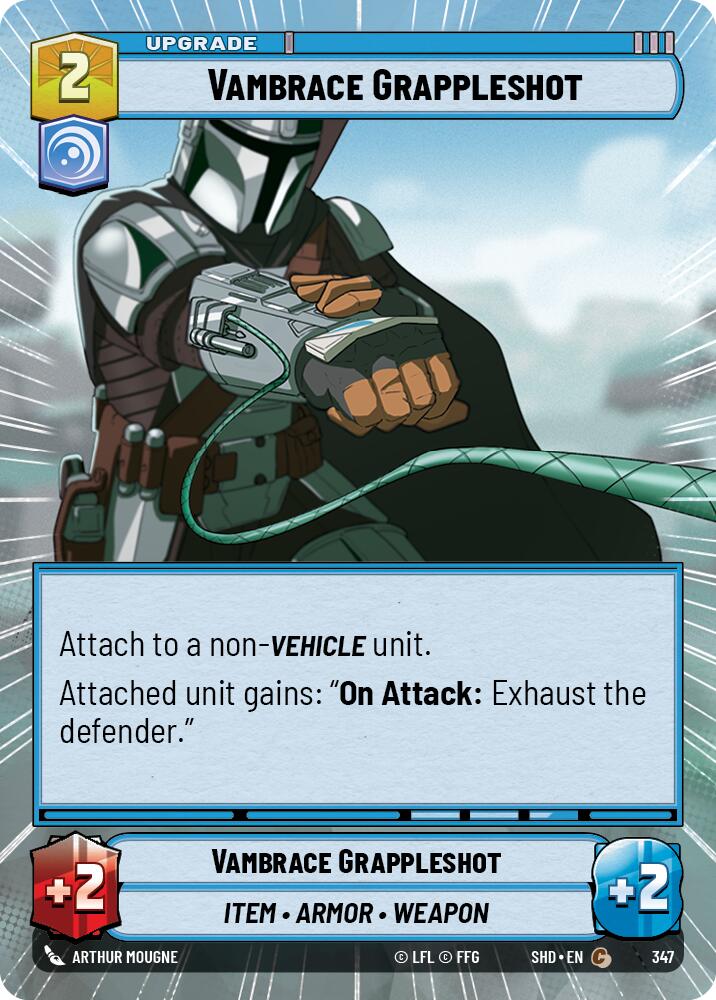 {SW-C} Vambrace Grappleshot (Hyperspace) (347) [Shadows of the Galaxy]