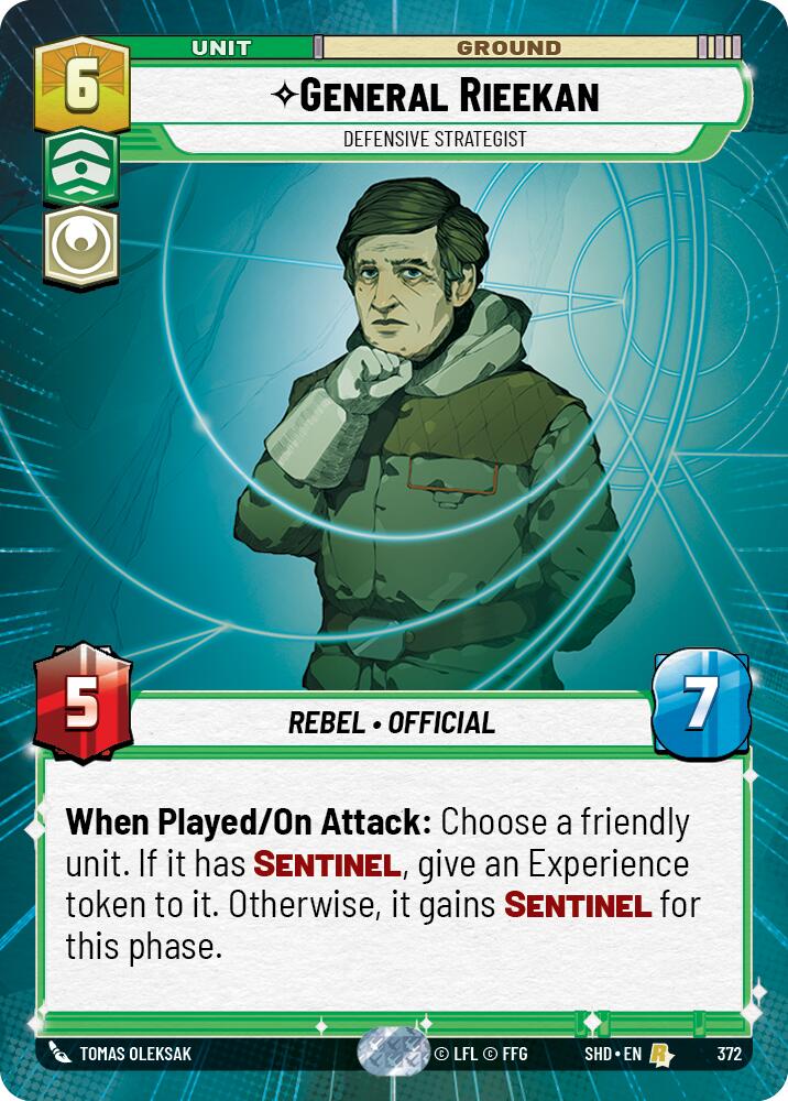 {SW-R} General Rieekan - Defensive Strategist (Hyperspace) (372) [Shadows of the Galaxy]