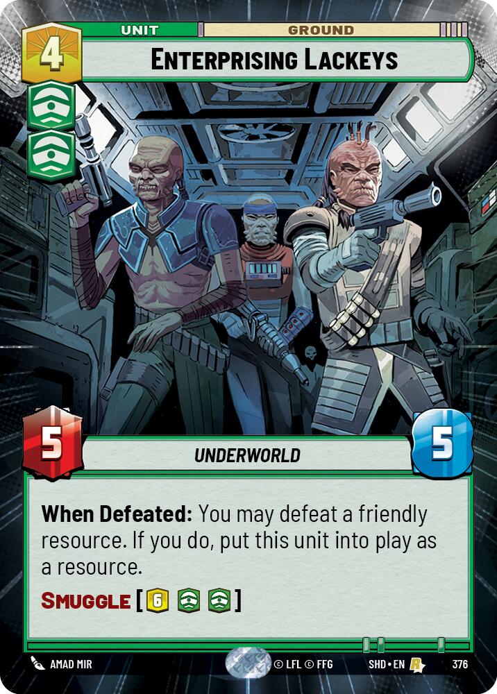 {SW-R} Enterprising Lackeys (Hyperspace) (376) [Shadows of the Galaxy]