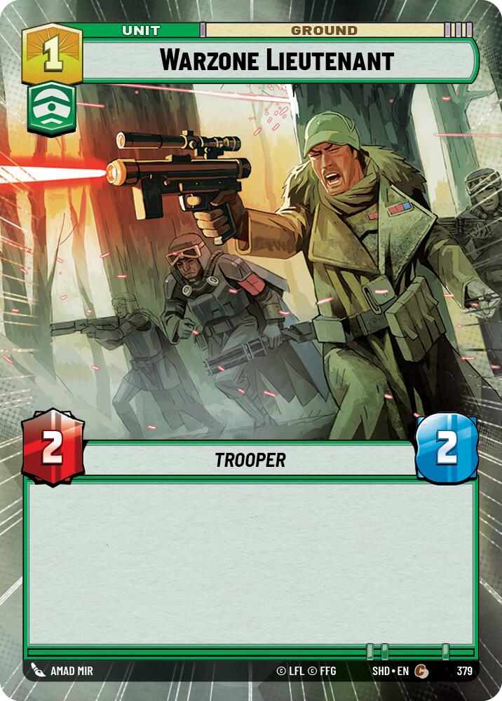 {SW-C} Warzone Lieutenant (Hyperspace) (379) [Shadows of the Galaxy]