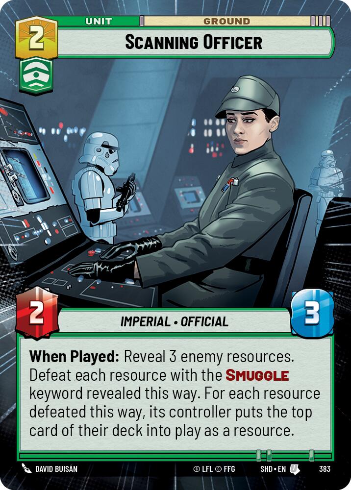 {SW-C} Scanning Officer (Hyperspace) (383) [Shadows of the Galaxy]