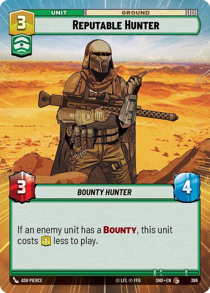 {SW-C} Reputable Hunter (Hyperspace) (386) [Shadows of the Galaxy]