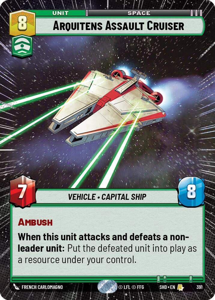 {SW-R} Arquitens Assault Cruiser (Hyperspace) (391) [Shadows of the Galaxy]