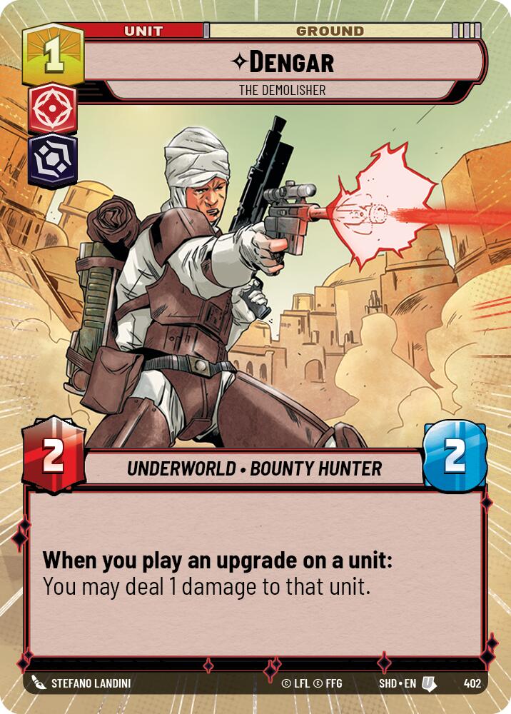 {SW-C} Dengar - The Demolisher (Hyperspace) (402) [Shadows of the Galaxy]