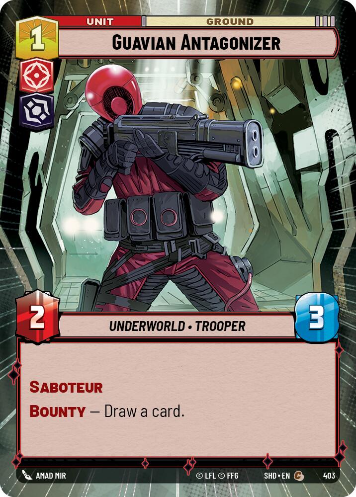 {SW-C} Guavian Antagonizer (Hyperspace) (403) [Shadows of the Galaxy]