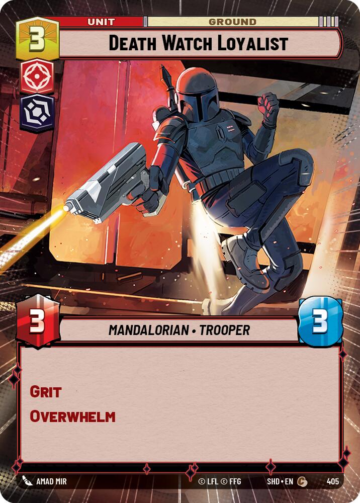 {SW-C} Death Watch Loyalist (Hyperspace) (405) [Shadows of the Galaxy]