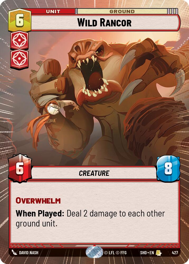 {SW-R} Wild Rancor (Hyperspace) (427) [Shadows of the Galaxy]