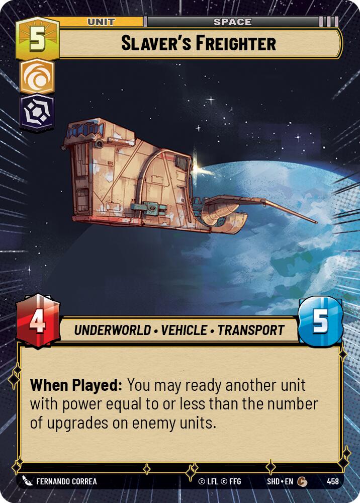 {SW-C} Slaver's Freighter (Hyperspace) (458) [Shadows of the Galaxy]