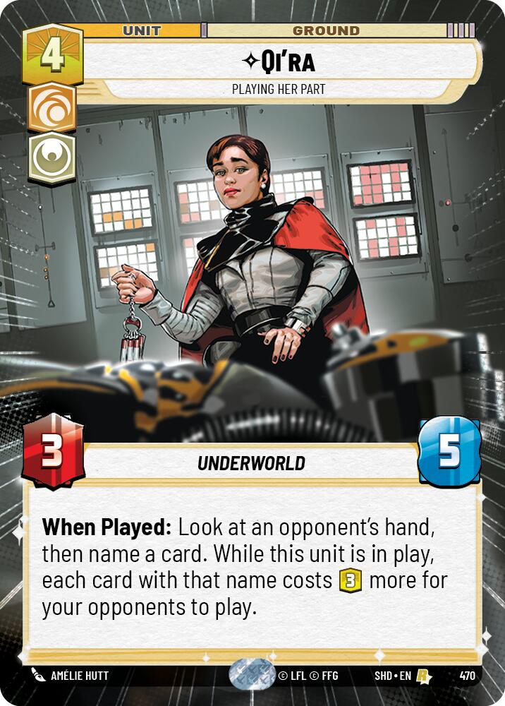 {SW-R} Qi'ra - Playing Her Part (Hyperspace) (470) [Shadows of the Galaxy]