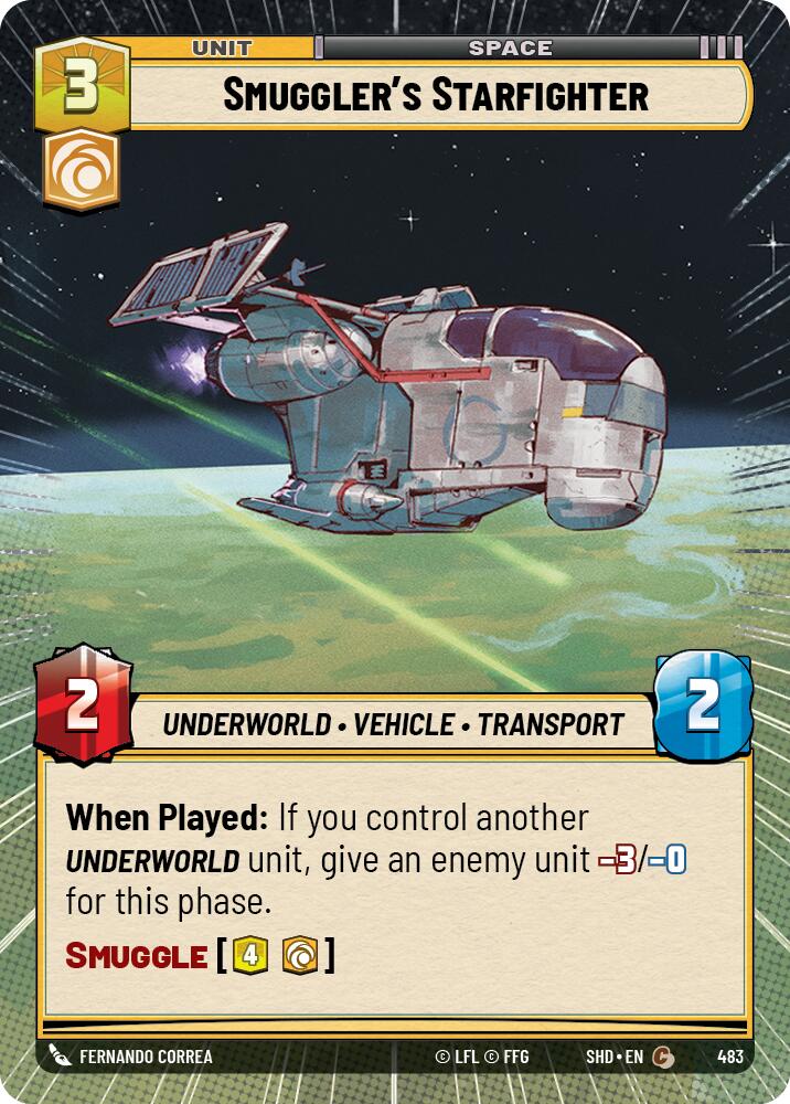 {SW-C} Smuggler's Starfighter (Hyperspace) (483) [Shadows of the Galaxy]