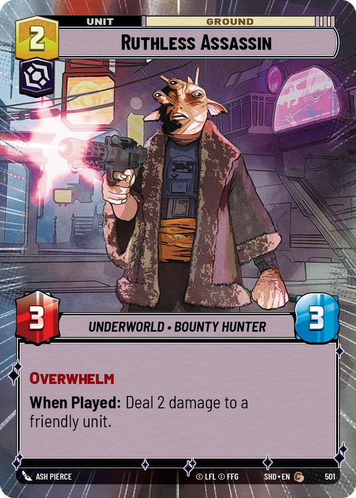 {SW-C} Ruthless Assassin (Hyperspace) (501) [Shadows of the Galaxy]