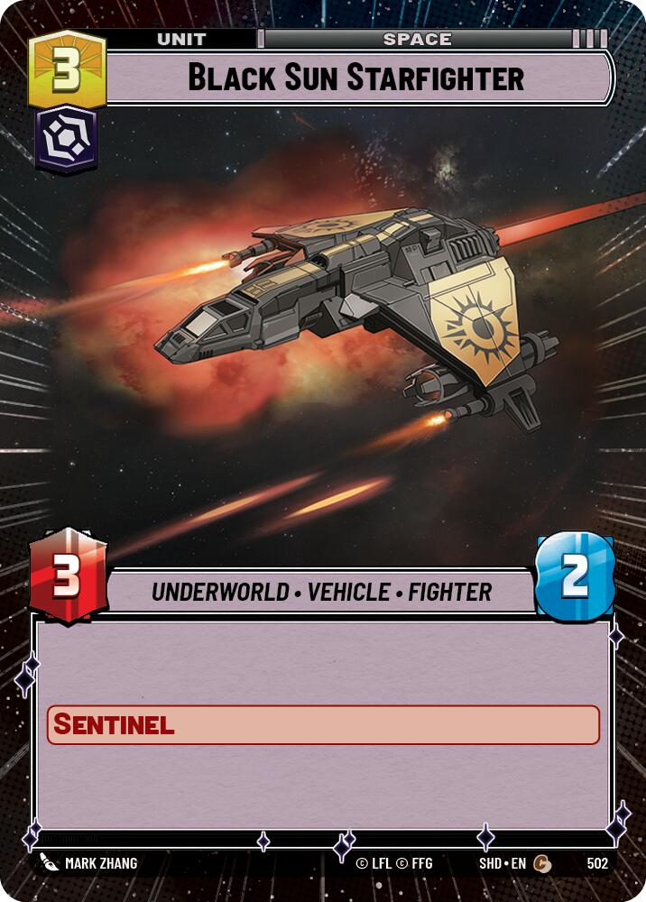 {SW-C} Black Sun Starfighter (Hyperspace) (502) [Shadows of the Galaxy]