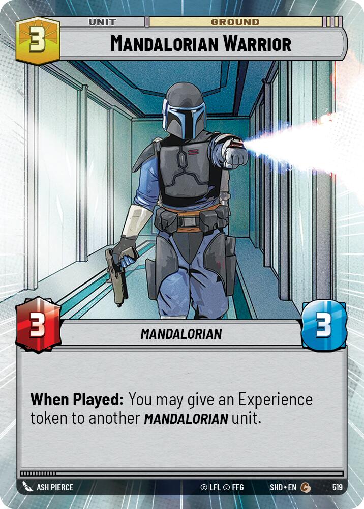 {SW-C} Mandalorian Warrior (Hyperspace) (519) [Shadows of the Galaxy]