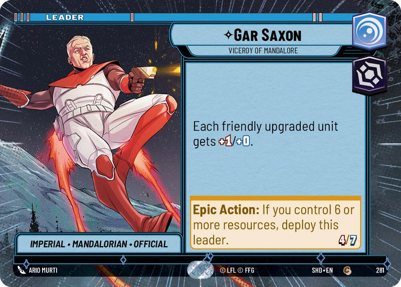 {SW-L} Gar Saxon - Viceroy of Mandalore (Hyperspace) (281) [Shadows of the Galaxy]