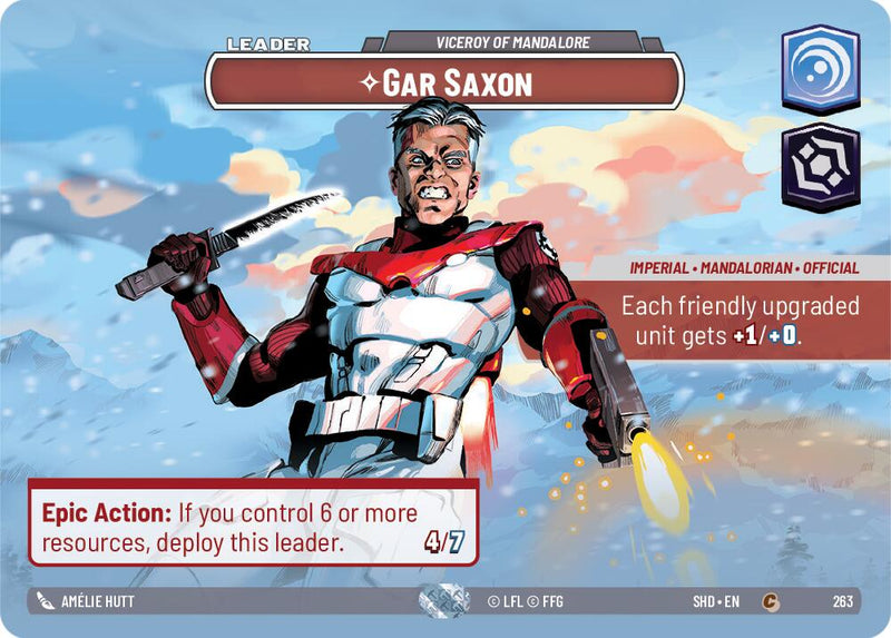 {SW-SH} Gar Saxon - Viceroy of Mandalore (Showcase) (263) [Shadows of the Galaxy]